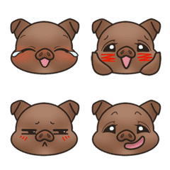 [LINE絵文字] 子豚豚_emojiの画像