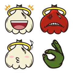 [LINE絵文字] GOD GARLIC OFFICIAL Emoji #01の画像