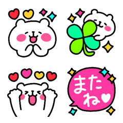 [LINE絵文字] ハデかわ♡くまさんの画像