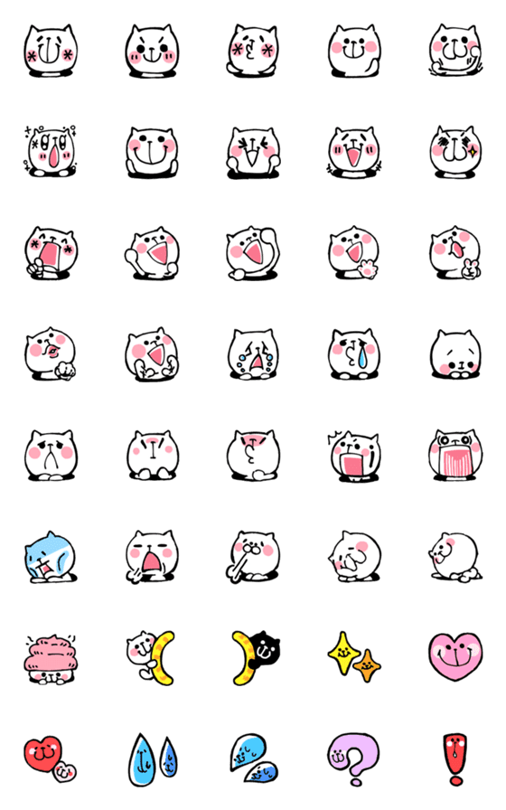 [LINE絵文字]トーキングねこ2の画像一覧