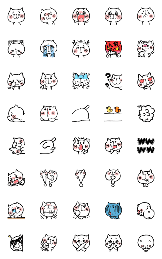 [LINE絵文字]トークキングねこの画像一覧