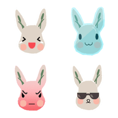 [LINE絵文字] I love rabbitの画像