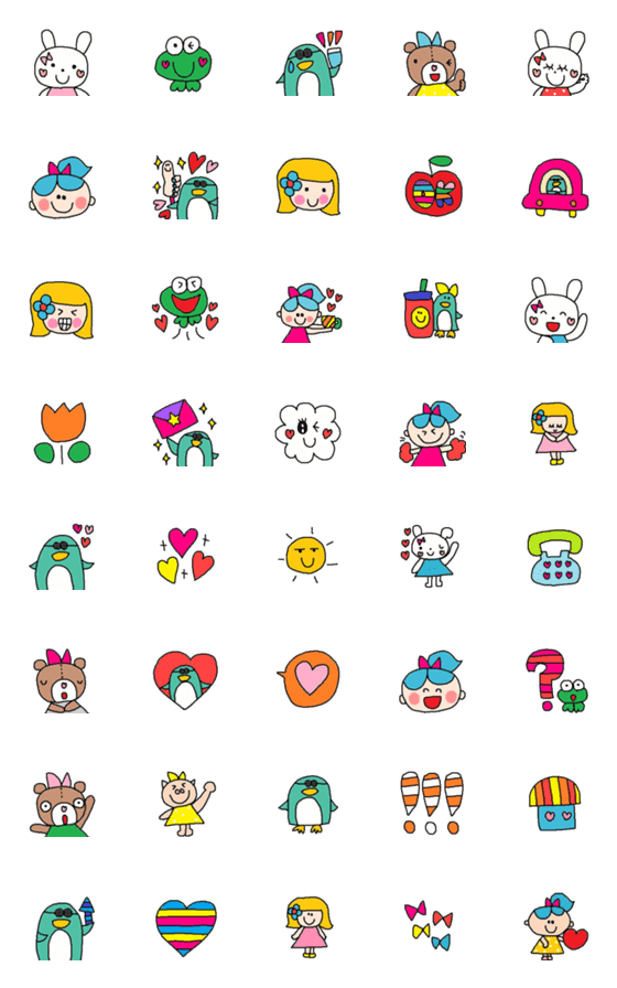 [LINE絵文字]Lilo emoji89の画像一覧