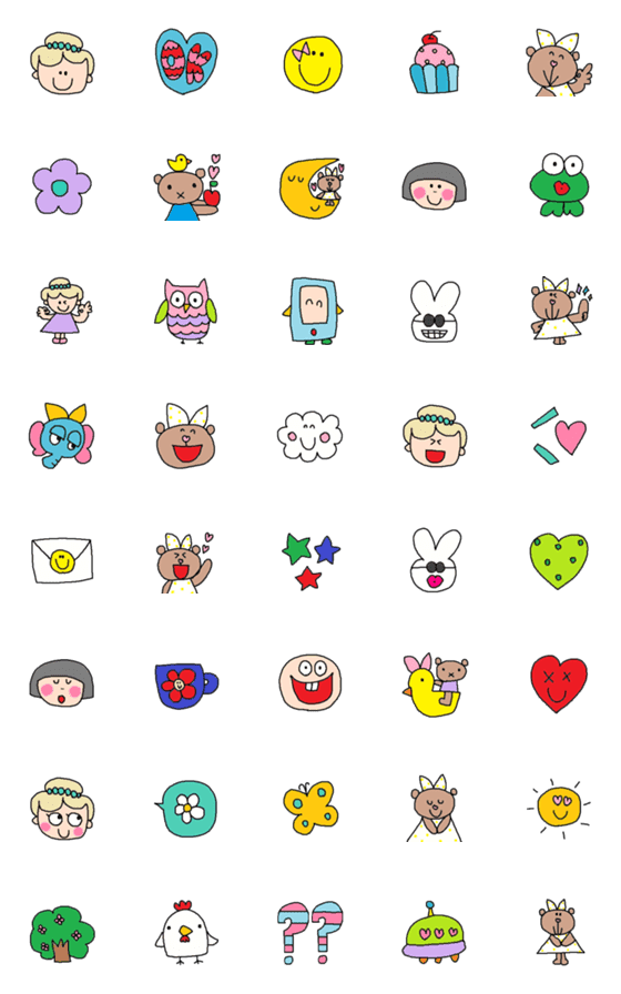 [LINE絵文字]Lilo emoji73の画像一覧
