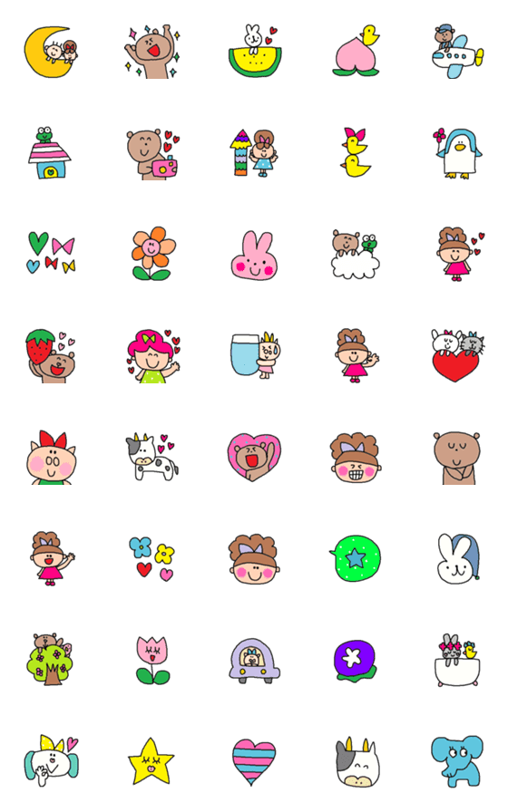 [LINE絵文字]Lilo emoji81の画像一覧