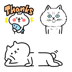 [LINE絵文字] 【絵文字】吾輩は猫です。2の画像