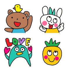Line絵文字 きずおにキャラ絵文字 Vol 2 かぶりもの 40種類 1円
