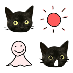 [LINE絵文字] 黒猫のくーちゃんの画像