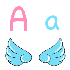 [LINE絵文字] English Alphabet and Cute Stuffの画像