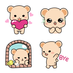 [LINE絵文字] Bebee Tiny Bearの画像