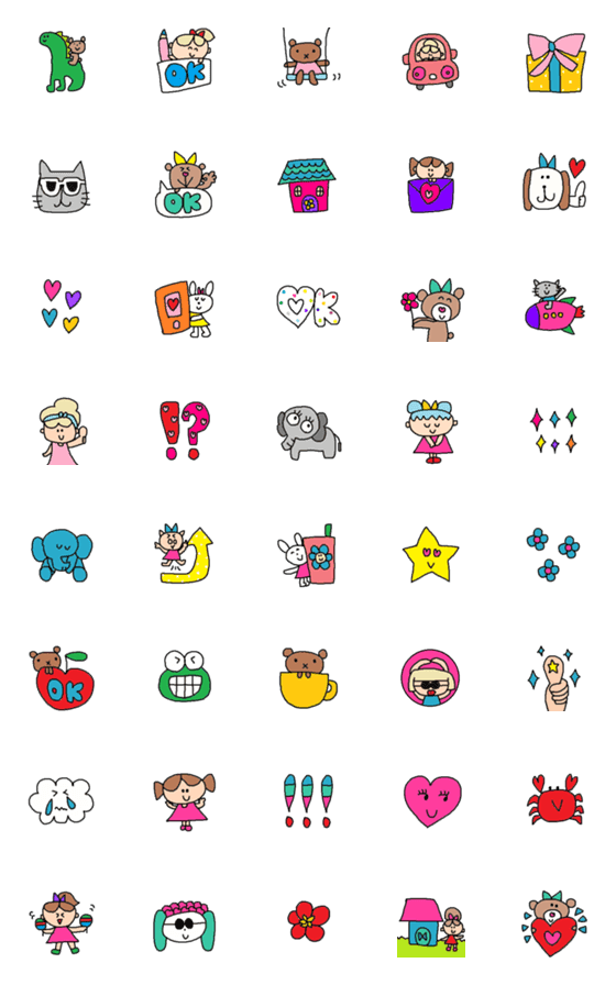 [LINE絵文字]Lilo emoji63の画像一覧