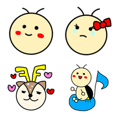 [LINE絵文字] ほたる森のぴかるんの絵文字の画像
