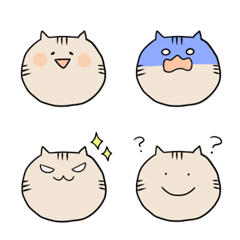 [LINE絵文字] ひかくてきゆるいねこの画像