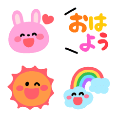 [LINE絵文字] かわいい♡幼稚園っぽい絵文字の画像