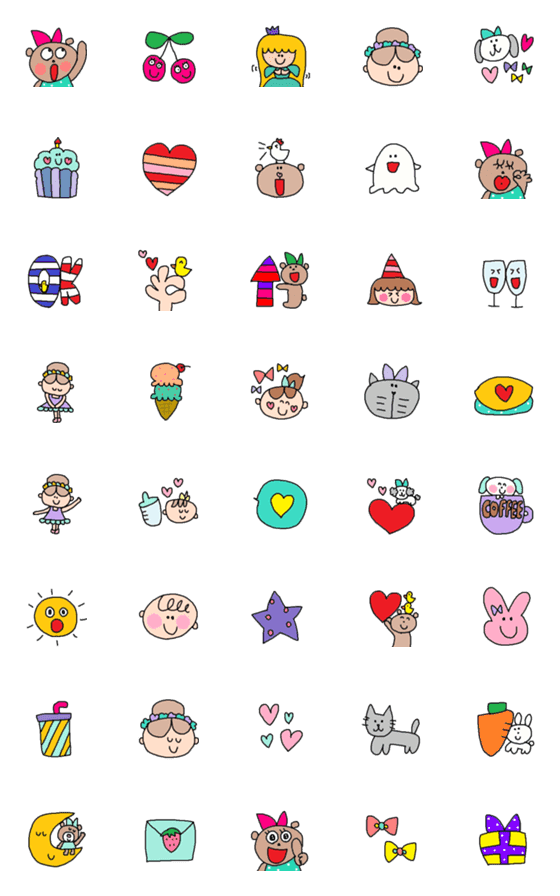 [LINE絵文字]Lilo emoji82の画像一覧
