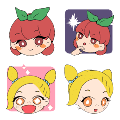 TWIN PIES絵文字の絵文字メイン画像