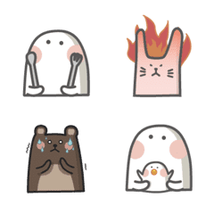 [LINE絵文字] 米君 Stickers NO.1の画像