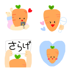 [LINE絵文字] ヲタクなキャロットちゃんの画像