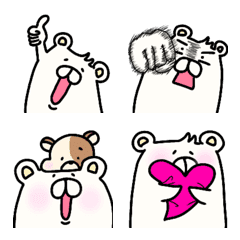 しろくま。白田さん 日常②の絵文字メイン画像