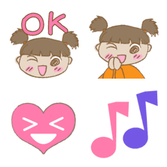 [LINE絵文字] 使えるかわいい絵文字の画像