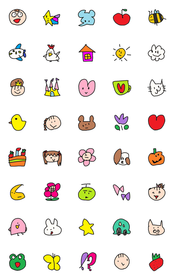 [LINE絵文字]child emoji1の画像一覧