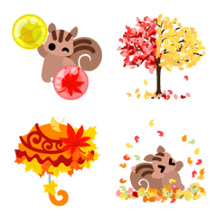[LINE絵文字] Autumn Time Emojiの画像