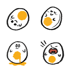 [LINE絵文字] EGG 1/2の画像