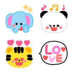 [LINE絵文字] かわいい壁画風絵文字(3)の画像