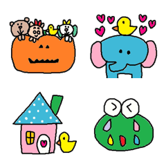 [LINE絵文字] Lilo friends emojiの画像