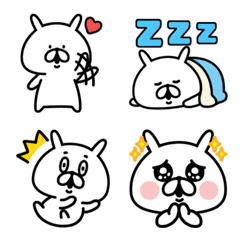 ゆるうさぎの使える絵文字。の絵文字メイン画像