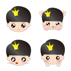 [LINE絵文字] Cute handsome princeの画像