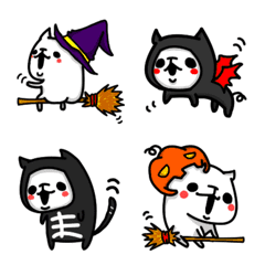 [LINE絵文字] ハロウィン☆ねこぜニャンコの絵文字の画像