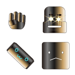 [LINE絵文字] Robot emoji go go goの画像