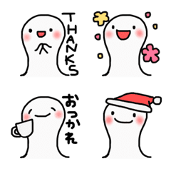 [LINE絵文字] おもちちゃん絵文字の画像