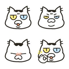 [LINE絵文字] でぶねことうふの絵文字の画像