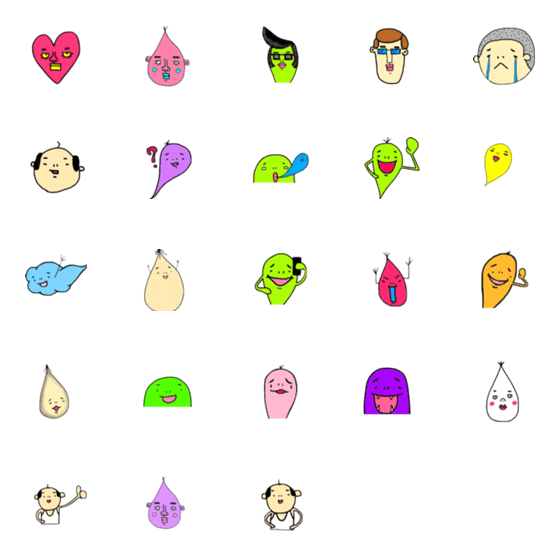 [LINE絵文字]440emojiの画像一覧