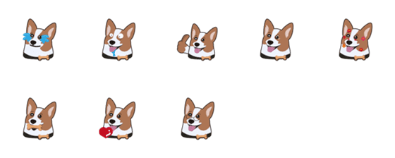 [LINE絵文字]player's Shiba Inuの画像一覧