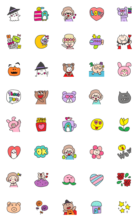 [LINE絵文字]Lilo emoji93の画像一覧