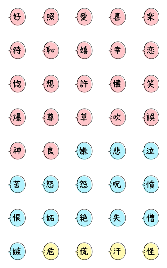 漢字 一文字 で 表す