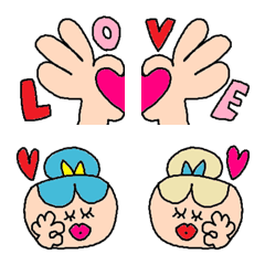[LINE絵文字] Best friend emoji2の画像