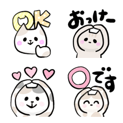 [LINE絵文字] ねこ★OKセットの画像