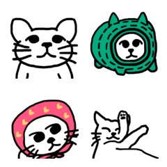 [LINE絵文字] いつもの猫です。の画像