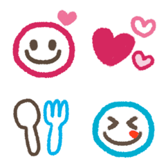クレヨン ニコちゃん 絵文字の絵文字メイン画像