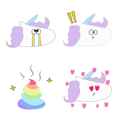 [LINE絵文字] emotional unicornの画像