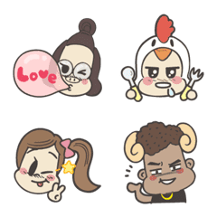 guapa family expression stickers