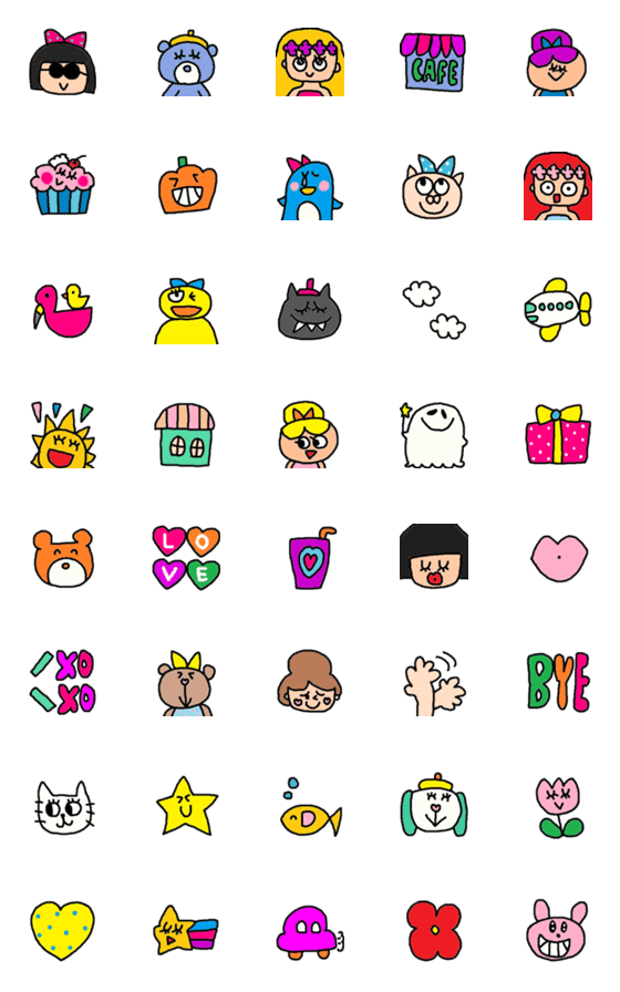 [LINE絵文字]children emoji17の画像一覧