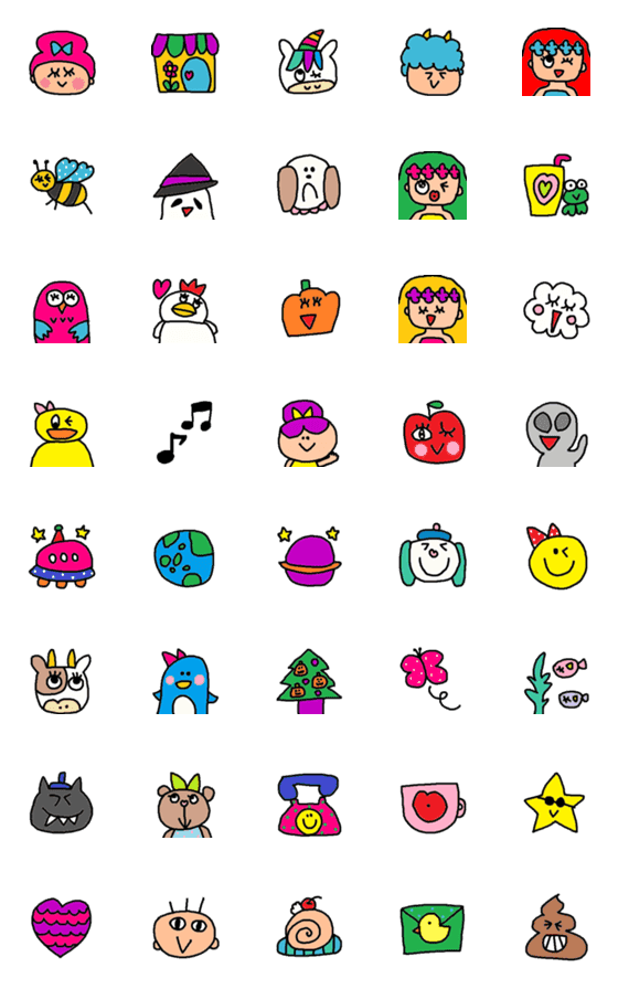 [LINE絵文字]children emoji19の画像一覧