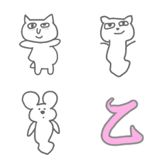 [LINE絵文字] はむすたーもぐらちゃんの画像