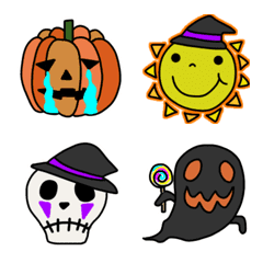 [LINE絵文字] ハロウィン絵文字 ver.1の画像