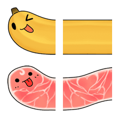 [LINE絵文字] 非常に長い食べ物の画像